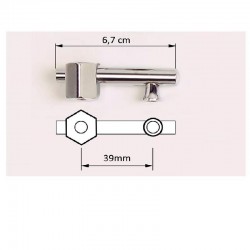 ACORN DESIRE CROME 6,70CM