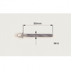 VIS DE TENSION M-6X50 MM CROME Paquet de 10