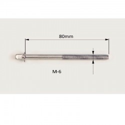 PARAFUSO DE TENSÃO M-6X80 MM CROMADO Pacote de 10