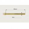 TORNILLO TENSION M-6X80 MM ORO Pack de 10