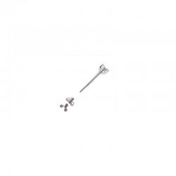 CROME DRUM ROD 13 CM COMPLETE