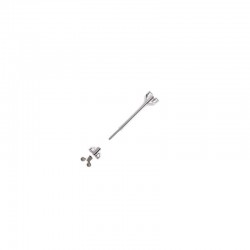 TIGE DE TAMBOUR CROME 16 CM COMPLÈTE