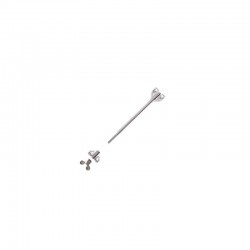 CROME DRUM ROD 19 CM COMPLETE