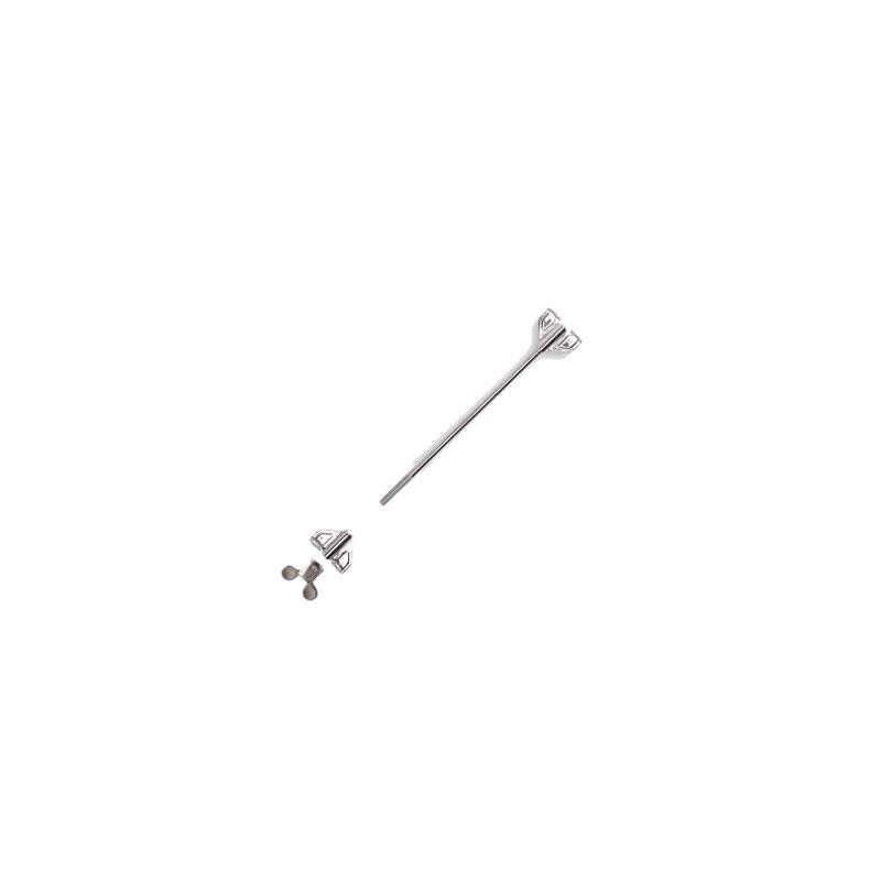 CROME DRUM ROD 19 CM COMPLETE