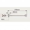 CROME TIMPANI ROD 27 CM COMPLETE