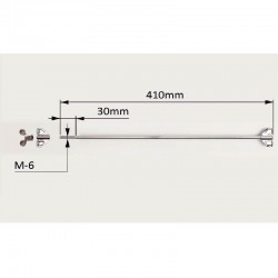 VARILLA TIMBAL CROME 41 CM COMPLETA