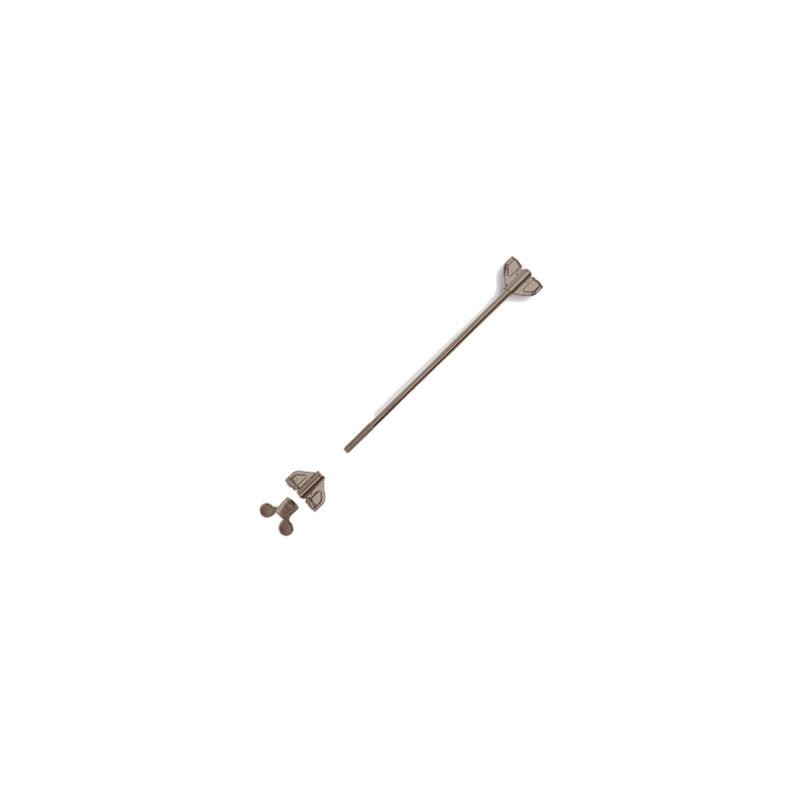 OLD DRUM ROD 21 CM COMPLETE