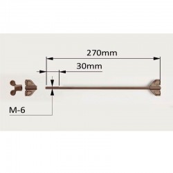 OLD TIMPANI ROD 27 CM COMPLETE