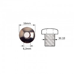 DECOMPRESSION PART WITH CHROMED M-10 THREAD