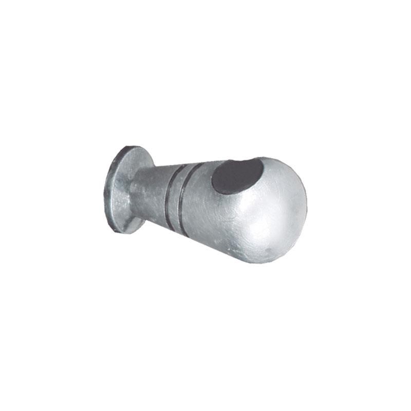 BULON CENTRAL CROME VARILLA  Pack de 8